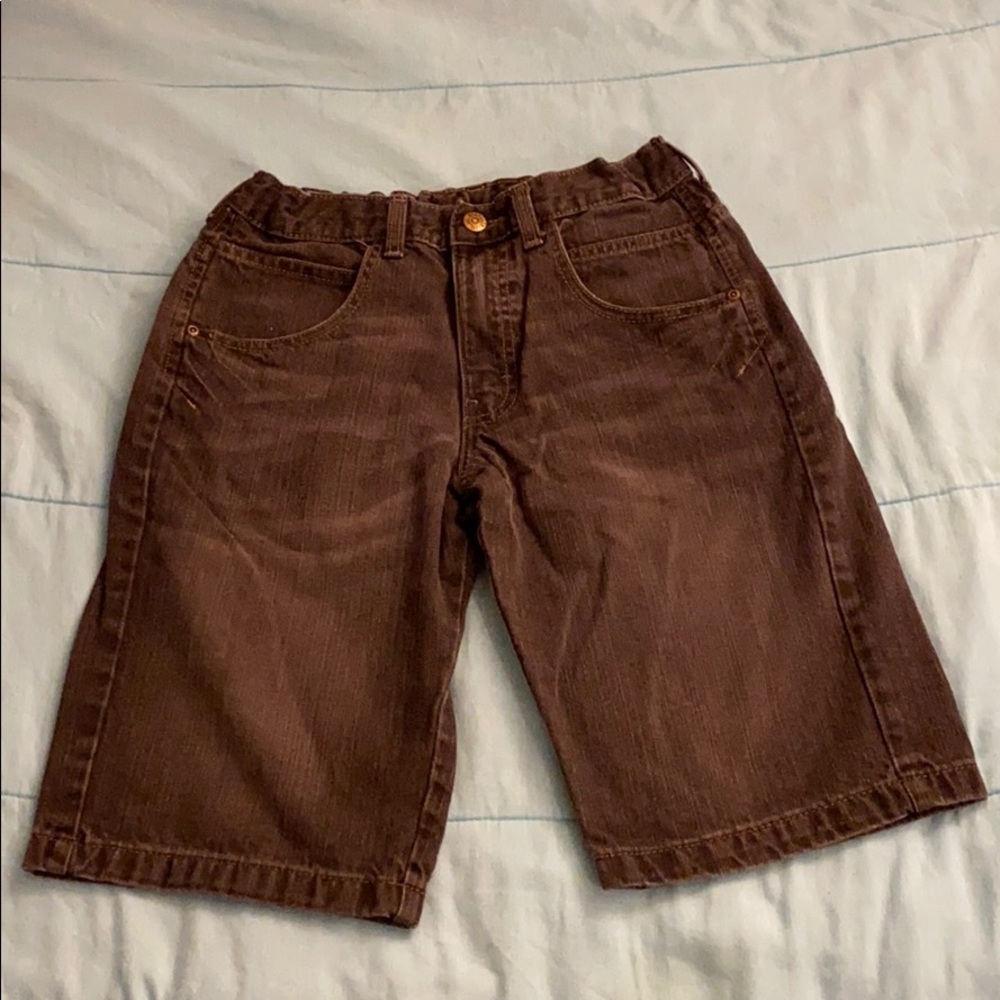 Black Jean shorts